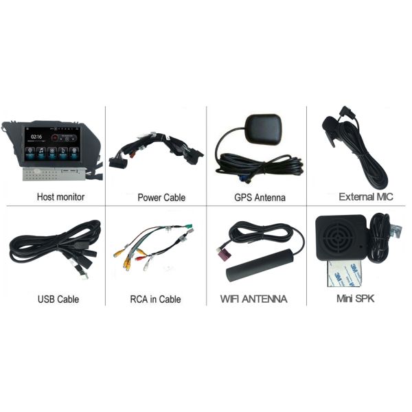 Mercedes-Benz GLK X204 2008-2012 Android 10.0 Car Centrais Multimidia Stereo GPS Support ODB BNZ-8809GDA(NO DVD)