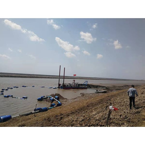 10 Inch Sand Hydraulic Dredger 24 kw With A Blue Appearance For River Dredging