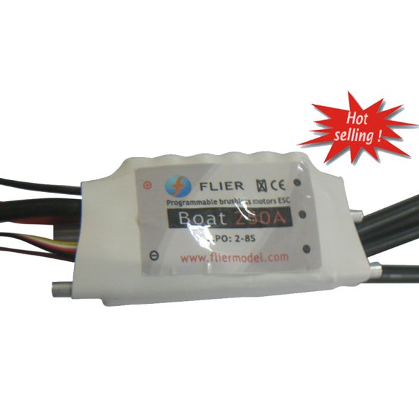 Compact 250A Programmable Brushless ESC Toro Program Card Combo 1/5 RC Boat