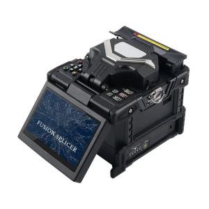 Quality 6 Motors FKEQU-161 Fiber Optic Fusion Splicer 6S FTTH Splicing Machine for Fast Splicing for sale