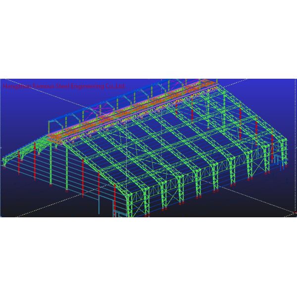 PEB Industrial Steel Framed Buildings Easy Erection For Mining Storage