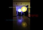 DMX Colored Inflatable Lighting Decoration Glow Balloons In Red Pink Yellow