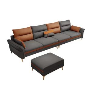 Quality Hotel Living Room Modern Luxury Leather Sofa Sophisticated Craftsman for sale