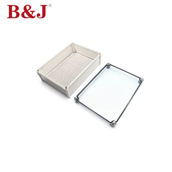 280X380X130 IP68 Plastic Transparent Lid Waterproof and Moisture-Proof Junction Box