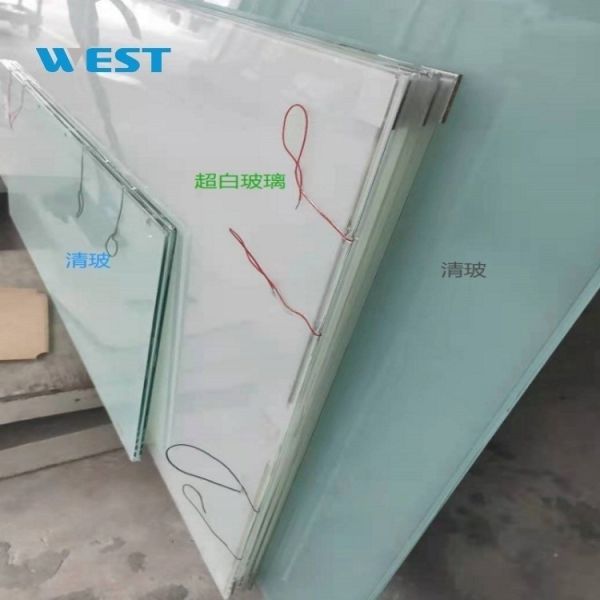 Electric Liquid Crystal Laminated Glass Switchable Between Transparent And Frosted States