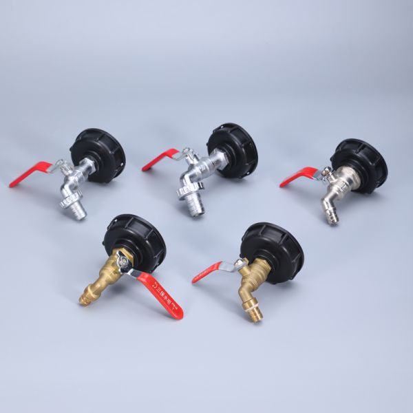 S60x6 Thread To 3/4" 1/2" 1" Reducing Adapter Connector for IBC Tank Irrigation Needs