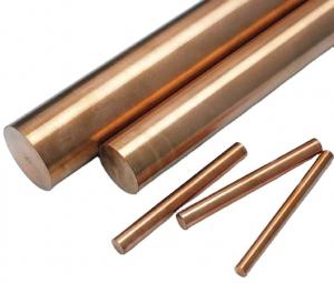 Quality 99.9% Purity Copper Bars Rod Polished Customized 6mm 8mm for sale
