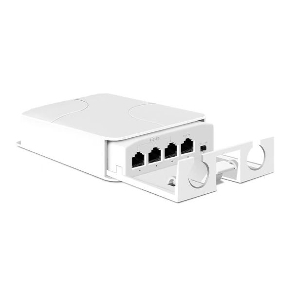 Waterproof Outdoor POE Repeater 1In 4Out 48V 90W to 4port 30W IEEE802.3AF/AT/BT for extend distance CCTV IP Network