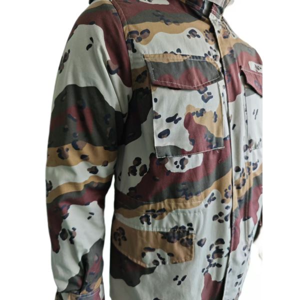 M65 Camo Insulated Jacket With Metal Button And Zipper Closure Tactical Windbreaker Jacket