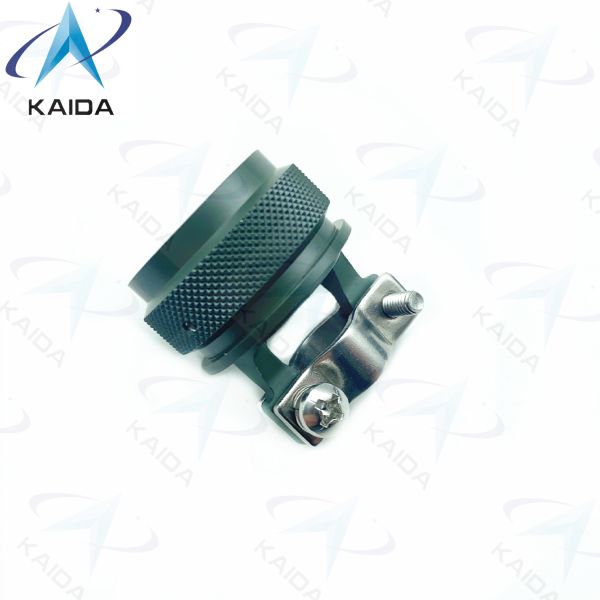 Straight Olive Green Cadmium Connector Backshell in M85049 Series Strain Relief Clamp Self Lock M85049/38S15W