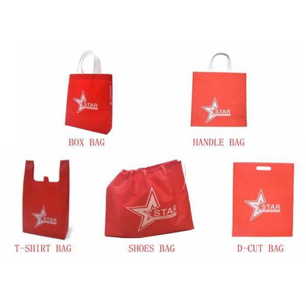 Ultrasonic Sealing Fully Automatic Non Woven Bag Making Machine 40-100pcs / Min