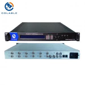 China Professional Satellite Ird , DVBS2 Satellite Tv Receiver Decoder 6 RF + 2 ASI Input on sale