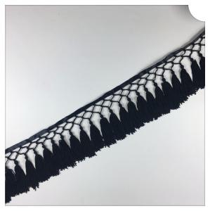 China Wholesale custom rayon fringes with tassels knotted costume trimmings for home decoration on sale