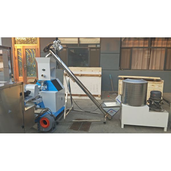 500-600kg Floating Fish Feed Production Line 10mm Wet Pet Food Production Line