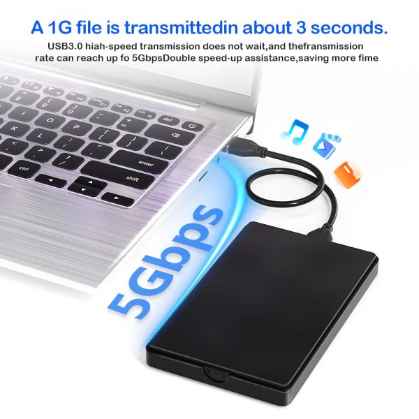 2.5 Inch USB 3.0 SATA HDD Enclosure with Type C