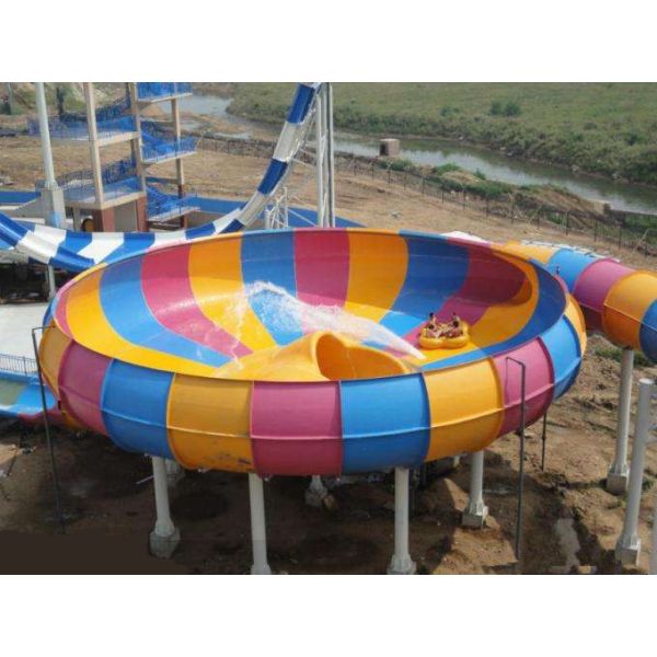 33m Space Bowl Custom Water Slides Aqua Resort Water Play Equipment