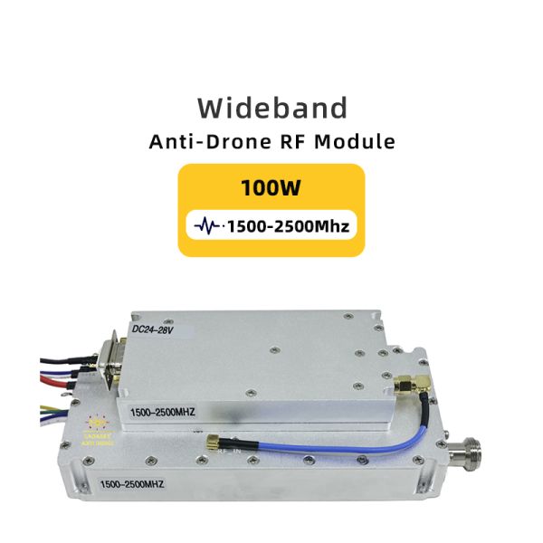 1500-2500mhz Anti Drone Lora Module Counter Fpv Module 300-6000mhz 100W anti drone system anti fpv 250-400mhz 50W 100-1100mhz