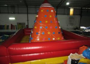 China Attractive Inflatable Climbers For Toddlers , Funny Inflatable Climbing Tower 6 x 6m on sale